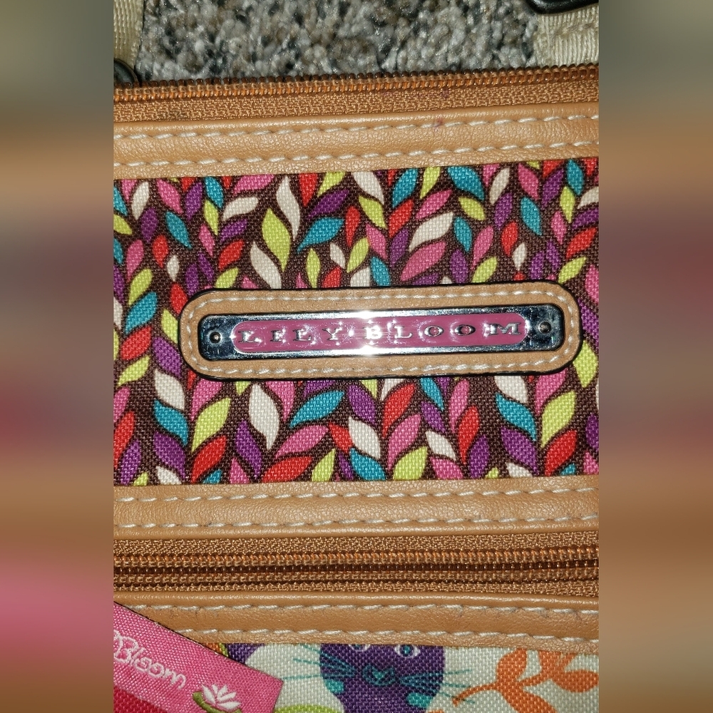 Lily Bloom Playful Cat Pattern Crossbody Bag - image 2